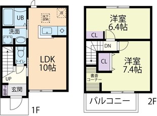 クラシードの物件間取画像